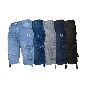 กางเกงยีนส์ขาสั้นเข้ารูปสไตล์คลาสสิกสำหรับผู้ชายกางเกงลำลองผ้ายืดแบบบางแฟชั่นใหม่ฤดูร้อนเป็นมิตรกับสิ่งแวดล้อม - Product Image 6