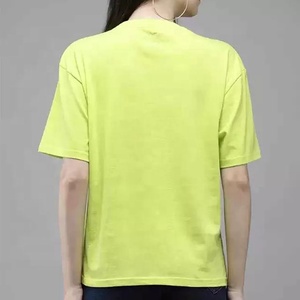 Camiseta de algodón de manga corta para mujer, Top informal de moda para mujer, venta al por mayor - Product Image 6