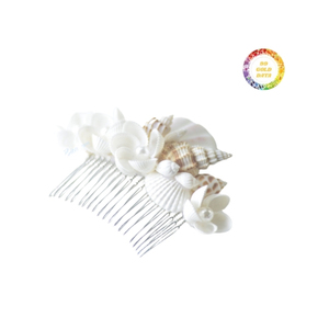 Peine de pelo de concha de diseño personalizado con dientes lisos y acabado pulido, perfecto para hoteles y recuerdos - Product Image 1