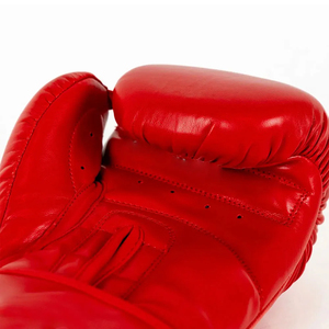 PU Leather MMA Boxing Gloves Sparring Training Kickboxing Gym Fitness Custom OEM Durable Pro for Closure Hook-and-Loop Wrist - Product Image 4