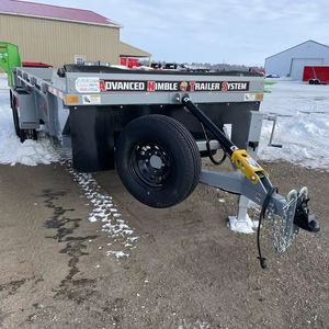 Remolque de descarga de 4 ruedas, carro cubierto de lados altos, 81x16 y 48, capacidad de 3-10 toneladas para uso agrícola, componente de núcleo de motor incluido - Product Image 1