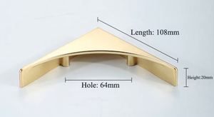 Luxurious minimalist knob pull cabinet drawer for home dresser door cabinet furniture decorative <b>kitchen</b> wardrobe handle knobs - Product Image 3