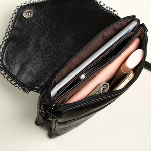 Women's High Quality PU Leather Design Handbag New Vintage Fashion Clutch <b>Bag</b> for Evening Dress Summer Phone Pocket - Product Image 3