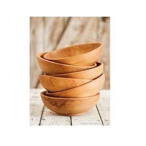Cuenco de madera natural para servir ensaladas, cuenco de madera de mesa hecho a medida, cuenco de masa para uso doméstico en la cocina - Product Image 6