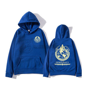 Men's Casual Cotton Fleece Hoodie Solid Color Long Sleeves Custom Logo Printed Comfortable <b>Winter</b> <b>Coat</b> <b>Hooded</b> Collar Plain Dyed - Product Image 1