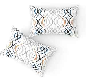 Ensemble de draps de lit 3 pièces en coton de qualité élégante Impression florale solide Style classique Confortable et idéal pour les cadeaux - Product Image 1