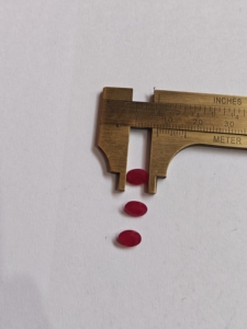 Piedra Preciosa de Rubí Corindón Tallada a Mano, Corte Suelto, Forma Ovalada de 5x7 mm, Corte Rosa, Certificado IGI, Piedra Natural para Joyería de Boda - Product Image 3