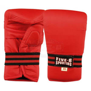 Guantes de MMA de Cuero Premium Semi Contacto con Fuerte Agarre, Ajuste Seguro, Ligeros y Absorbentes de Humedad - Diseño Personalizado - Product Image 2