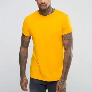 Anti-Wrinkle 100% Cotton Satin Autumn Oversized Heavy Weight Custom Foam 3D Logo <b>Men's</b> T-<b>Shirt</b> - Product Image 1