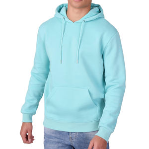 Sudaderas con capucha en blanco de algodón de color claro más vendidas para hombres pulóver ajustado logotipo personalizado sudaderas con capucha en blanco a precios muy competitivos - Product Image 1
