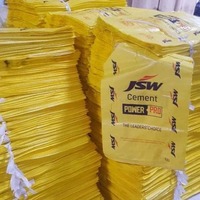 Sac en plastique de 50kg de sac de ciment tissé par pp pour l'approvisionnement d'usine d'emballage de construction