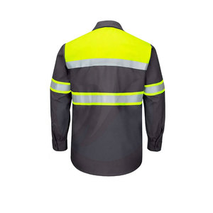 Uniforme de trabajo de poliéster de alta calidad para hombres, venta al por mayor, ropa de trabajo de seguridad, nailon reflectante, impermeable, servicio OEM, trabajadores adultos - Product Image 5