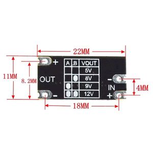 Módulo Convertidor Elevador de Voltaje DC-DC Mini de 3.7V a 12V con Salida de 5V/8V/9V/12V - Product Image 4