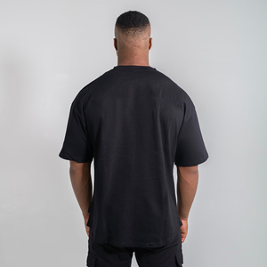 Camisetas de gran tamaño para hombre a precio de fábrica OEM 100% Jersey transpirable de algodón de alta calidad con impresión de logotipo personalizado - Product Image 5