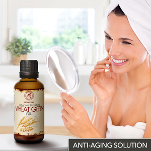 Aceite Puro de Germen de Trigo Natural 50 ml, Aceite Vegetal Portador para el Cuidado de la Piel, Masajes y Uso en Spa - Product Image 4