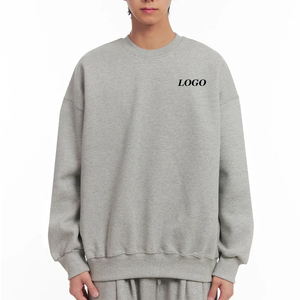 Sudadera para Hombre con Cuello Redondo, Ajuste Cómodo y Relajado, para Compradores al por Mayor, Servicio OEM Económico, Precio al por Mayor 2026, con Logotipo Personalizado - Product Image 1