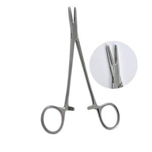 Soporte de aguja de madera Crile Soporte de aguja de alta calidad con mecanismo de bloqueo-Soporte de aguja de instrumento quirúrgico confiable - Product Image 1