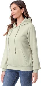 Sudadera con capucha activa ligera para mujer, sudadera suave y cómoda con estampado en relieve para deporte de invierno, entrenamiento para correr, bordado ODM - Product Image 3