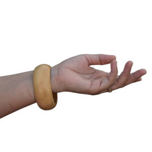 Brazaletes de madera hechos a mano de tamaño personalizado para mujer, pulsera de madera Natural de diseño único, brazalete de moda, joyería - Product Image 5