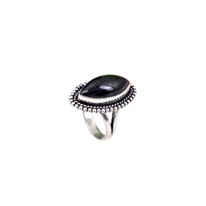 Joyería de piedras preciosas de topacio blanco para mujer, anillo de estilo bohemio de plata, joyería de plata de ley 925, anillo hecho a mano de tendencia, Regalo para mamá - Product Image 1
