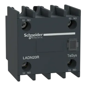 Blocco di contatti ausiliari LADN20R per Schneider Electric, da utilizzare con contattori - Product Image 1