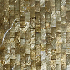 seashell tiles crafts <b>art</b> from capis shell Capiz Shell Jewelry-Square Motif <b>Mosaic</b> in Golds - Product Image 2