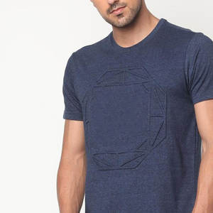 T-shirt vintage léger surdimensionné Boxy de haute qualité 100% coton grande personnalité style à la mode tissu tricoté - Product Image 1