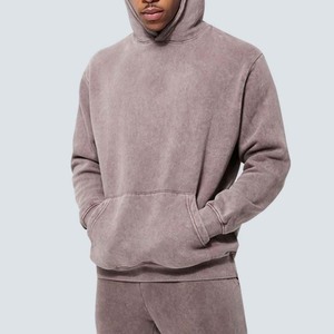 Chándal Deportivo con Lavado Ácido para Hombre, Alta Calidad, Personalizable, Color Sólido, Transpirable, Estilo Invernal, 2026 - Product Image 4