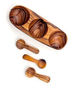 ชุดเครื่องครัวสีน้ำตาลเข้มทรงโค้งเว้าดีไซน์ใหม่ - Product Image 3