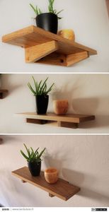 Étagère murale en bois massif, prix de gros, finition de qualité artisanale - Product Image 2