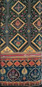 Pure Natural Crepe Embroidery Woven Dyed Fabric Eco-Friendly Quick-Dry Breathable Medium Weight for Girls' Apparel Home Textiles - Product Image 2