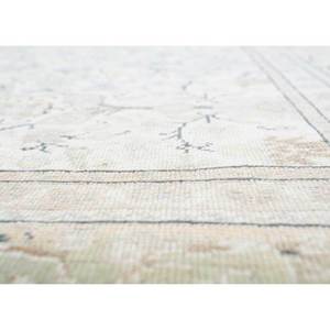 พรมขนสัตว์ถักมือสไตล์วินเทจ สีเบจและสีน้ำตาล ลายเหรียญแบบนามธรรม รูปทรงสี่เหลี่ยมผืนผ้า สำหรับห้องนั่งเล่นหรือทางเดินในบ้าน รุ่น Pae-1660 - Product Image 3