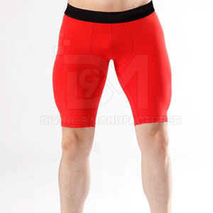 Short de compression pour homme le plus vendu 100% polyester décontracté motif solide taille moyenne logo personnalisé vente en gros au meilleur prix - Product Image 1