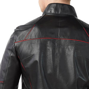 Chaqueta de Cuero Vacuno Genuino Personalizable para Hombre en Oferta, Chaqueta de Cuero para Hombre con Diseño Único y Servicio OEM - Product Image 5