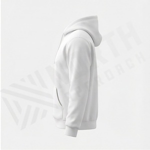 Sweat à capuche pour homme en coton épais, impression de haute qualité, pull-over de luxe, impression personnalisée surdimensionnée pour streetwear d'hiver - Product Image 3