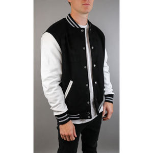 Veste universitaire boutonnée Winer pour homme, col rond, 100% laine, vestes universitaires, hauts, veste universitaire de baseball pour homme, pour l'extérieur - Product Image 1