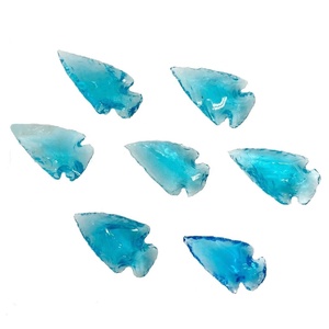 Pointe de flèche d'aigue-marine naturelle pierre naturelle Agate de guérison pointes de flèche en cristal reiki grossiste de pointes de flèche de guérison - Product Image 2