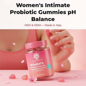 Gommose Probiotiche Intime per Donne, Equilibrio del pH, 60 Unità, Etichetta Privata OEM Italia, RedMoringa - Product Image 2