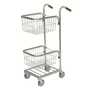 Mini Carrito Impermeable con Cesta de Malla, Estructura de PP y Metal para Supermercado y Uso en Exteriores - Product Image 1