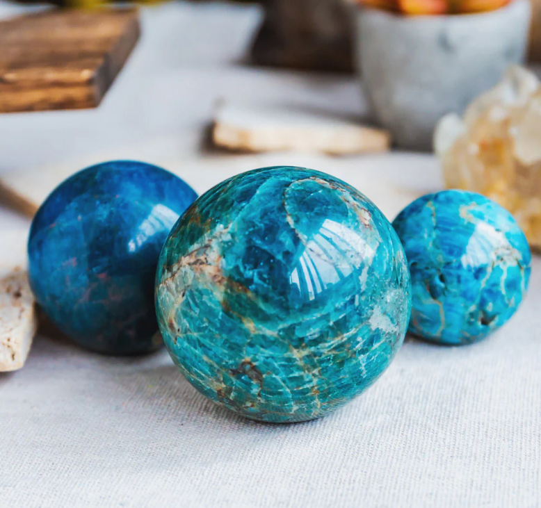 Apatite bleue