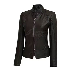 Veste en cuir pour femme au meilleur prix Veste en cuir de qualité supérieure Veste en cuir confortable à vendre - Product Image 2