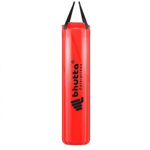 Saco de Boxeo Rojo Resistente Sin Relleno para MMA, Muay Thai, Kickboxing, Entrenamiento, Artes Marciales, Fitness, Gimnasio - Product Image 1