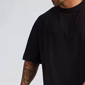 Camiseta extragrande ligera con estampado de corte holgado de algodón 100% de secado rápido, diseña tu Propia Camiseta extragrande para hombre - Product Image 4