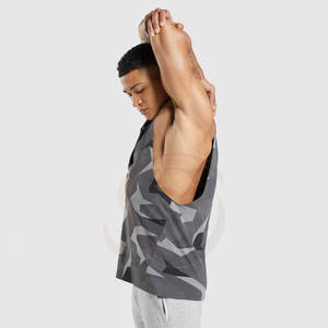 เสื้อกล้ามออกกำลังกายผู้ชาย/เด็กผู้ชาย ยี่ห้อ STYLEGRAM WEARS แบบขายส่ง ผลิตตามสั่ง ระบายอากาศได้ดี ซับเหงื่อ ผลิตจากผ้าฝ้าย/ใยไผ่ เหมาะสำหรับการเล่นกล้าม - Product Image 2