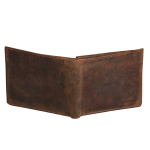 Cartera Bifold de Cuero Genuino para Hombre con Forro de Algodón, Ventana para Identificación, Bloqueo RFID y Múltiples Ranuras para Tarjetas - Product Image 3