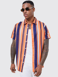 Good Quality New Design Men Clothing OEM Spread Collar Vertical Striped Casual <b>Shirt</b> at Best Price Wholesale Manufacture - Product Image 4