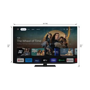 Mini téléviseur intelligent LED Ultra HD 4K 65 pouces, système Android, définition HD, langue par défaut anglaise, pour usage domestique ou hôtelier - Product Image 2