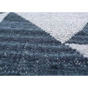 พรมลายเรขาคณิตอินดัสบาร์สีเทาและสีดำ ทอแบบแบน ทำจากขนสัตว์และวิสโคส สำหรับใช้ในบ้าน-Adwv-13018 - Product Image 3