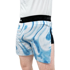 กางเกงขาสั้นออกกำลังกาย MMA มวยปล้ำ ยิวยิตสู ลายโลโก้สั่งทำได้ รุ่น Split Warrior Plus Size สำหรับทุกเพศ น้ำหนักเบา แห้งเร็ว ระบายอากาศได้ดี - Product Image 1