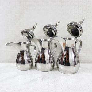 High Quality Brass Arabic Dallah Premium Stainless Steel Shiny Finish Tea Coffee Kahwa Pot Arabian Dallah <b>Kettle</b> Manufacturer - Product Image 6